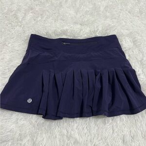 lululemon athletica Women's Dark Navy Pleated Athletic Skirt
